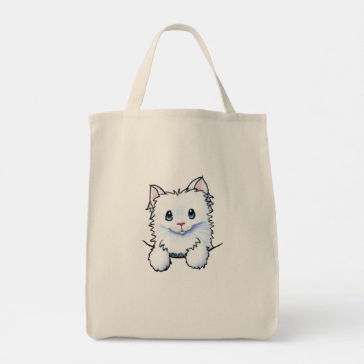 Pocket Kitten Bag Tote Bag (Achterkant)