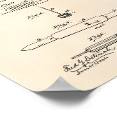 Pocket Knife 1893 Patent Art Old Peper Poster (Hoek)