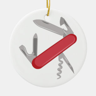 Pocket Knife Keramisch Ornament
