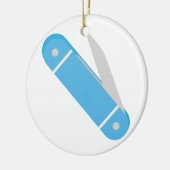 Pocket Knife Keramisch Ornament (Links)