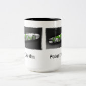 Pocket Knife Man Tweekleurige Koffiemok (Center)