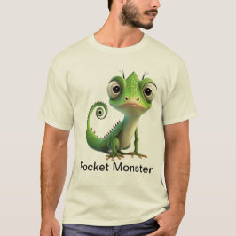 Pocket Komodo Dragon – onbevreesd Schattige reptie T-shirt