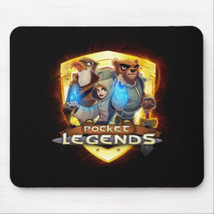 Pocket Legends Gold Logo Mousepad Muismat