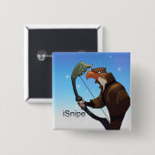 Pocket Legends Snipe Pin Vierkante Button 5,1 Cm (Voorkant /achterkant)