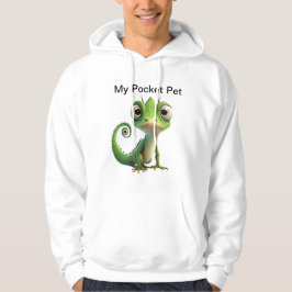 Pocket Lizard Buddy – Schattige reptiel Kinder T-s Hoodie