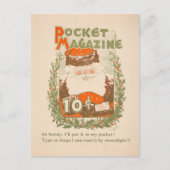  Pocket Magazine Kerst Briefkaart (Voorkant)