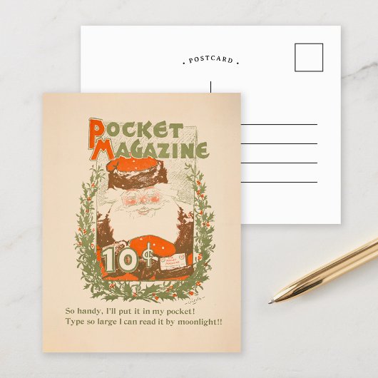  Pocket Magazine Kerst Briefkaart