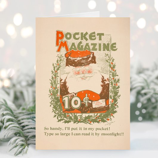  Pocket Magazine Kerst Kaart