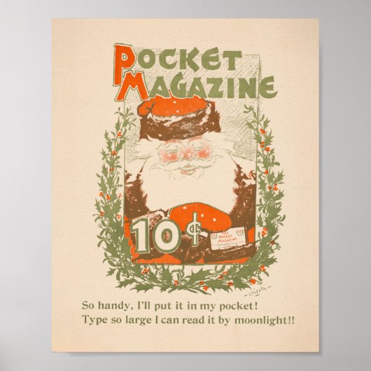  Pocket Magazine Kerst Poster (Voorkant)
