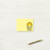Pocket met zonneschijn post-it® notes (Op bureau)