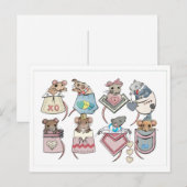 Pocket Mice Valentijn Briefkaart (Voorkant / Achterkant)