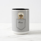 Pocket Monkey Tweekleurige Koffiemok (Center)