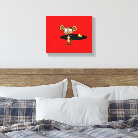 Pocket Mouse Canvas Afdruk (Insitu (Slaapkamer))