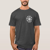 Pocket Noorse Viking Pagan Wicca Esoteric Sun Whee T-shirt (Voorkant)
