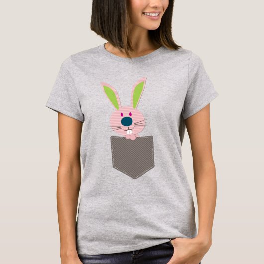 POCKET PALS:: Bunny Rabbit 1 T-shirt (Voorkant)