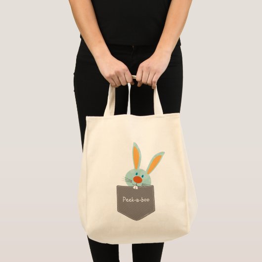 POCKET PALS:: Bunny Rabbit 2 Tote Bag (Voorkant (product))