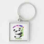 🐼 Pocket Panda Labels – Draag Schattigee vreugde! Sleutelhanger (Voorkant)