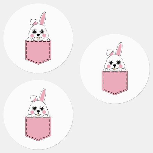 Pocket Pet Bunny Labels (Groep)