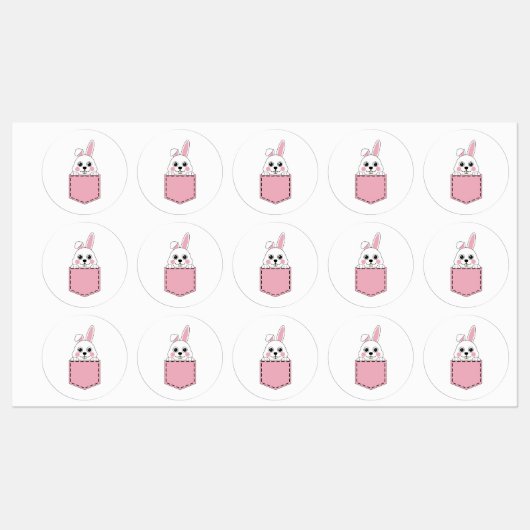 Pocket Pet Bunny Labels (Vel)