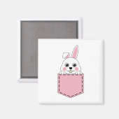 Pocket Pet Bunny Magneet (Voorkant / Achterkant)