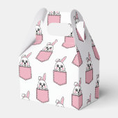 Pocket Pet Bunny Pattern Bedankdoosjes (Achterkant)