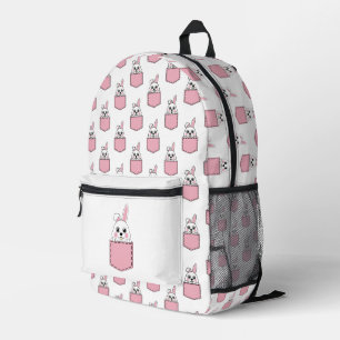 Pocket Pet Bunny Pattern Bedrukte Rugzak