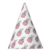 Pocket Pet Bunny Pattern Feesthoedjes (Rechts)