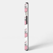 Pocket Pet Bunny Pattern iPhone Hoesje (Linkerkant)