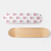Pocket Pet Bunny Pattern Persoonlijk Skateboard (Horizontaal)