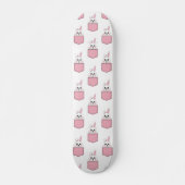 Pocket Pet Bunny Pattern Persoonlijk Skateboard (Voorkant)