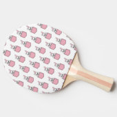 Pocket Pet Bunny Pattern Tafeltennisbatje (Zijkant)