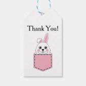 Pocket Pet Bunny Personaliseren Cadeaulabel (Voorkant)