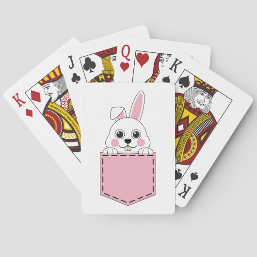 Pocket Pet Bunny Pokerkaarten (Achterkant)