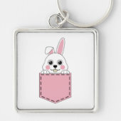 Pocket Pet Bunny Sleutelhanger (Voorkant)