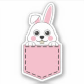 Pocket Pet Bunny Sticker (Voorkant)
