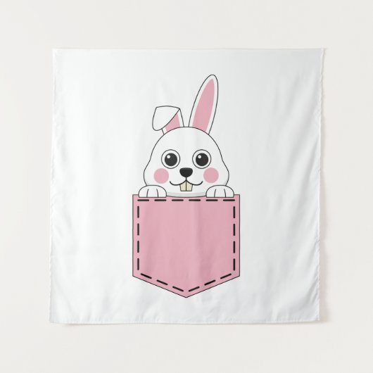 Pocket Pet Bunny Wandkleed (Voorkant)