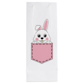 Pocket Pet Bunny Wijn Cadeautas (Achterkant)