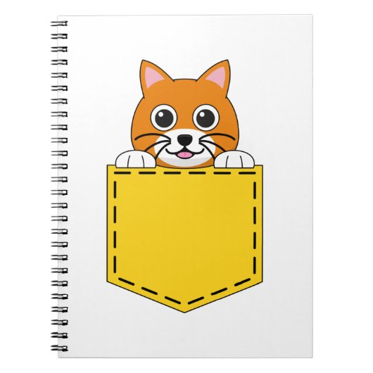 Pocket Pet Cat Notitieboek (Voorkant)