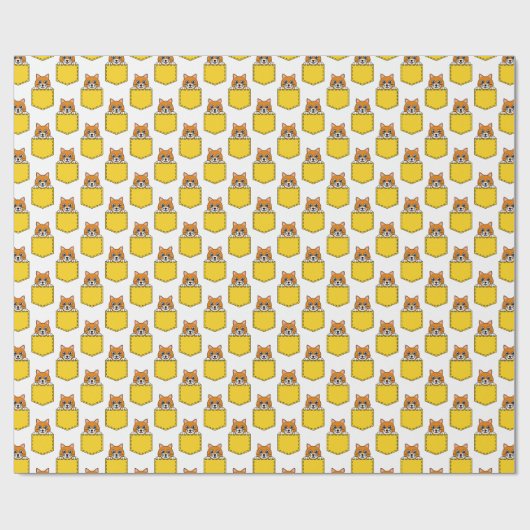 Pocket Pet Cat Pattern Cadeaupapier (Vlak)