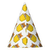 Pocket Pet Cat Pattern Feesthoedjes (Achterkant)