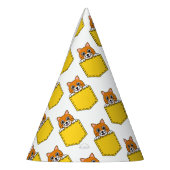 Pocket Pet Cat Pattern Feesthoedjes (Links)