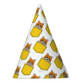 Pocket Pet Cat Pattern Feesthoedjes (Rechts)
