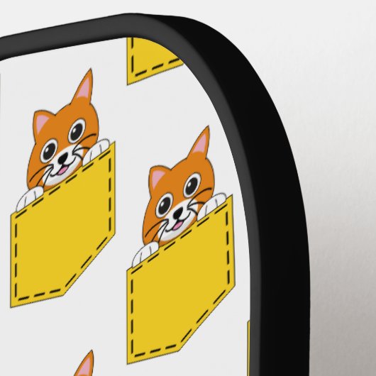 Pocket Pet Cat Pattern Pickleball Paddle (Links Detail)