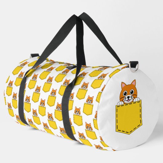 Pocket Pet Cat Pattern Plunjezak (Linkerhoek)