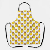 Pocket Pet Cat Pattern Schort (Voorkant)