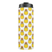 Pocket Pet Cat Pattern Thermosbeker (Voorkant)