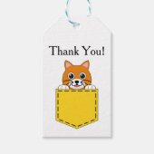 Pocket Pet Cat Personaliseren Cadeaulabel (Voorkant)