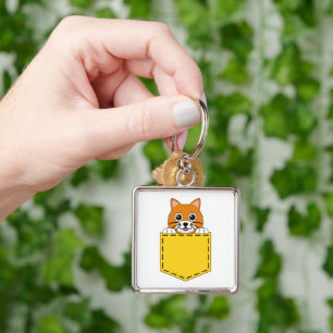 Pocket Pet Cat Sleutelhanger
