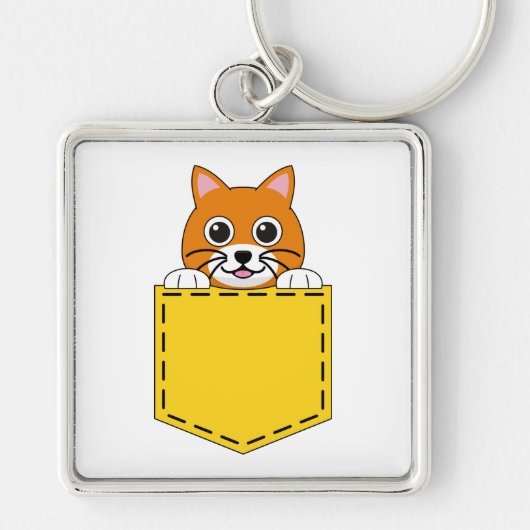 Pocket Pet Cat Sleutelhanger (Voorkant)