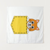 Pocket Pet Cat Wandkleed (Voorkant (horizontaal))
